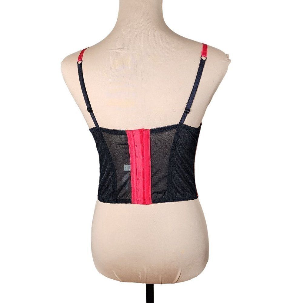 Gilligan & O'malley Red & Black Corset Size Small - Picture 2 of 11